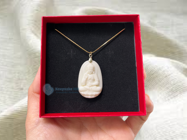 Mặt dây chuyền sữa mẹ Phật A Di Đà 5 Mặt dây chuyền sữa mẹ Phật A Di Đà_Keepsake MB_Trang suc sua me
