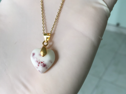 Cặp trái tim đá mẹ và bé 7 Cap trai tim da me va be 2
