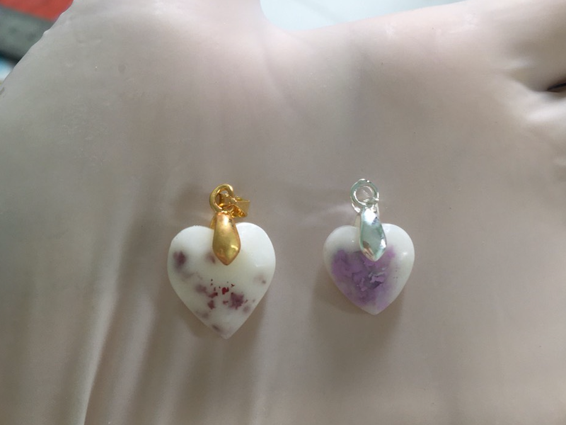 Cặp trái tim đá mẹ và bé 3 Cặp trái tim đá mẹ và bé