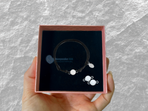 Lắc tay cho bé làm từ sữa mẹ Keepsake MB