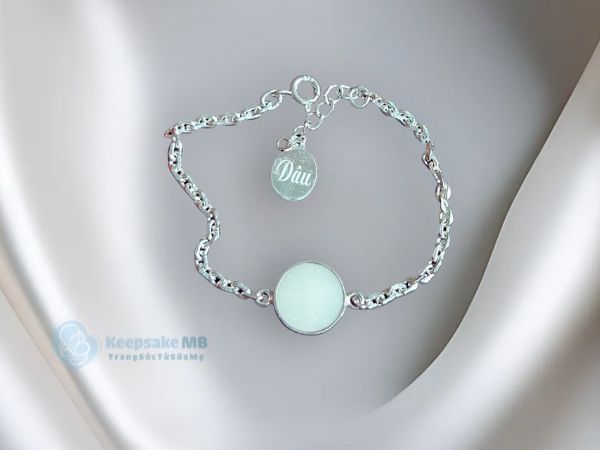 Vòng tay tròn sữa mẹ 2 3 Vong tay tròn sữa mẹ - Lắc tay sữa mẹ tròn - Keepsake MB