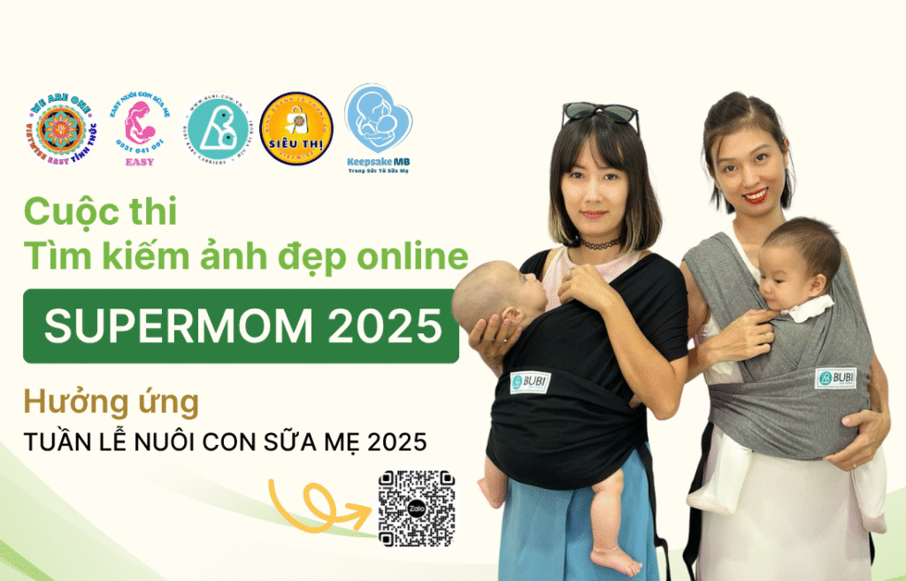 SUPERMOM 2025 – Cuộc thi ảnh đẹp vì hành trình nuôi con bằng sữa mẹ 1 Cuoc thi SuperMOM 2025_Keepsake MB_Tuan le the gioi nuoi con sua me 2025