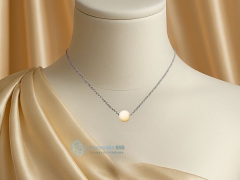 Mặt dây chuyền sữa mẹ charm tròn_Keepsake MB