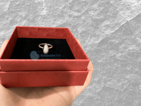 Nhẫn sữa mẹ Giọt nhớ đầu đời 5 Nhẫn lưu giữ sữa mẹ tóc bé móng tay bé Keepsake MB_Luu giữ kỷ vật của bé
