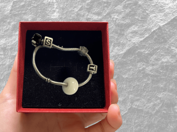 Hạt charm sữa mẹ đeo Pandora 4 Lắc charm sữa mẹ đeo Pandora_Keepsake MB