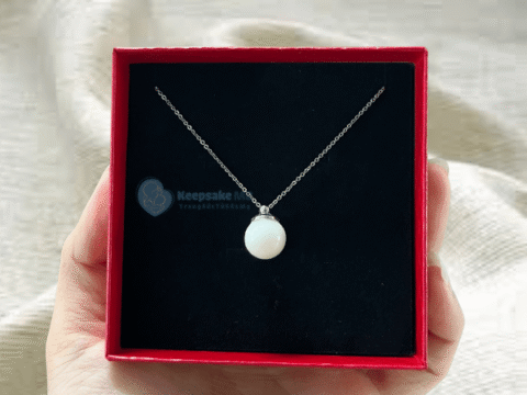 Mặt dây chuyền Ngọc tròn sữa mẹ 6 mat day chuyen Ngoc tron sua me_Keepsake MB