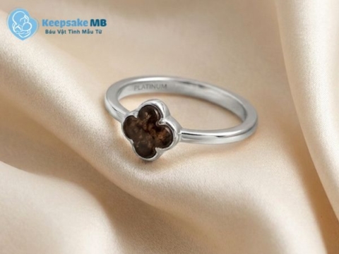Nhẫn cuống rốn tau71 Diệp Khởi Sinh Keepsake MB - Trang sức cuống rốn