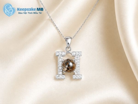 Mặt dây chuyền cuống rốn Danh Ấn Mẫu Tử 2 - Keepsake MB