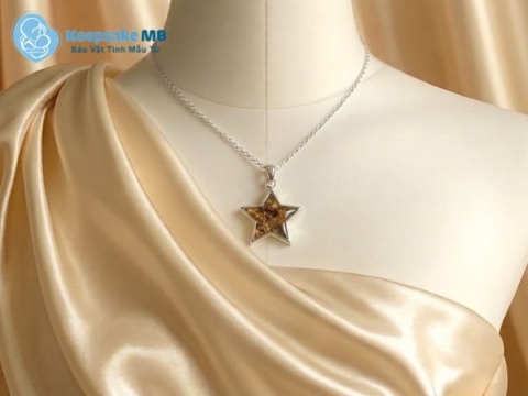 Mặt dây chuyền cuống rốn Tuệ Tinh_Keepsake MB - Trang sức làm từ cuống rốn